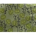 thumbnail image 4 of oneOone Georgette Viscose Lime Fabric Leaves & Rose Floral Dress Material Fabric Print Fabric By The Yard 42 Inch Wide, 4 of 4