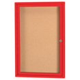 thumbnail image 1 of Aarco Products DCC2418RR Tableau d'Affichage 1 Porte - Rouge, 1 of 1