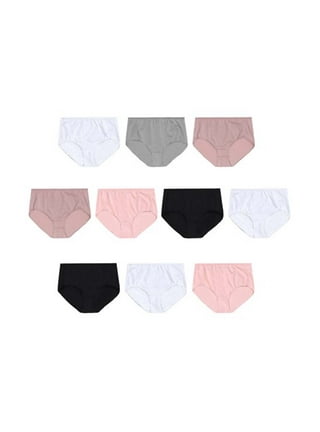 Hanes Ultimate Women's Breathable Brief Underwear, 6-Pack Soft  Taupe/White/Nude/Light Buff/Nude Heather/Sugar Flower Sweet Dot 10 