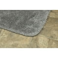 thumbnail image 5 of Garland Rug Finest Luxury Washable Bath Rug Set, 2 Piece Set (17"x24" Bath Rug, & 21"x34" Bath Rug) Platinum Gray, 5 of 5