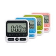 thumbnail image 2 of CCOCC 2Pcs Timer,Versatile Time Management Assistant Timer Outlet,Clear and Loud Reminders Time Timer,Black & Blue, 2 of 3
