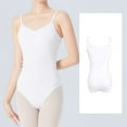 thumbnail image 2 of QHFBli Ballet Leotards for Women, Backless Camisole Bodysuit With Adjustable Straps, Full Lining Dancewear, 2 of 5
