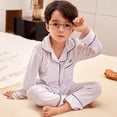 thumbnail image 1 of Conjunto de Pijamas de terciopelo Coral para niños y niñas, ropa de dormir de manga larga de franela cálida para invierno, navidad, Año Nuevo, 1 of 2