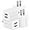 White, variant on Dual Port USB Charger Block, [4Pack] Fast Charging Blocks 5V 2.1A,USB Wall Plug Adapter Cube for Compatible for iphone 15 14 13 12 Pro Max/Pro/XR/8/7/Plus,iPad/Air/Mini,Galaxy9/8-Color