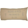thumbnail image 4 of VHC Brands Grace Pillow Case Set King Size Cotton Farmhouse Vintage Grain Sack Style Reversible Stripe 21x40, 4 of 6