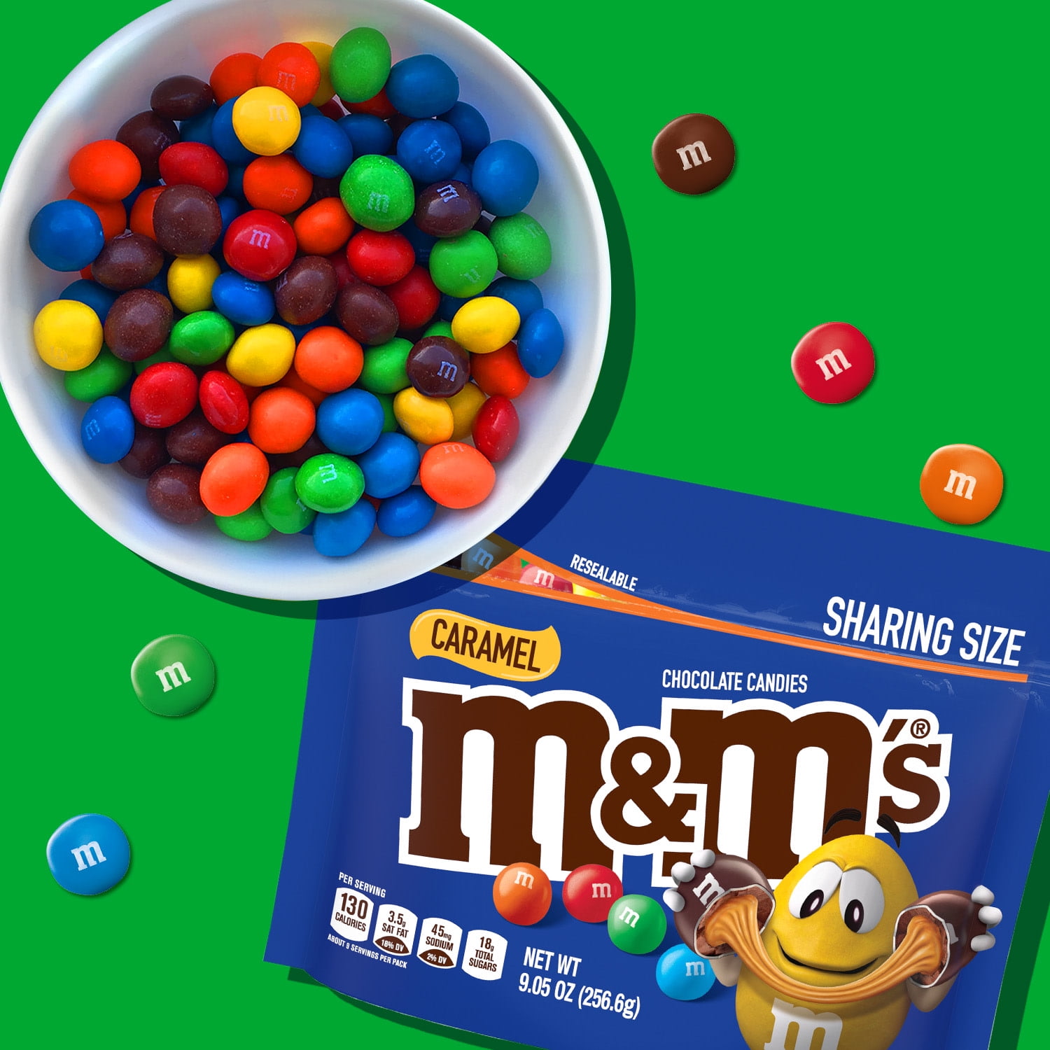 M&M's Caramel Candy - 24ct Bags