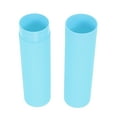 thumbnail image 7 of Vertical Stripe Toothbrush Case Traveling Toothbrush Holders Case Plastic Sky Blue 7.87"x1.18", 7 of 7