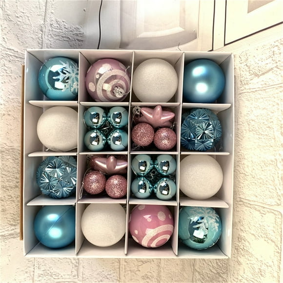 SuoKom Christmas Tree Ornaments Christmas Tree Decorations 42 Of Christmas Ball Ornaments Christmas Tree Decoration Holiday Wedding Party Decoration Christmas Balls Ornaments On Clearance