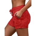 thumbnail image 2 of VSNOW Women Casual Solid Color Pockets Shorts M-5XL, 2 of 3