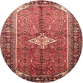 thumbnail image 1 of Ahgly Company Indoor Round Traditional Copper Red Pink Persian Area Rugs, 3' Round, 1 of 6