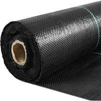 Weed Barrier Landscape Fabric Heavy Duty, 4FTx250FT Geotextile Fabric, 5Oz Woven Weed Block Gardening Mat, Garden Weed Fabric, Good Permeability for Flower Bed, Driveway Fabric, Ground Cover