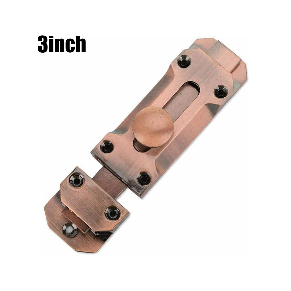 BSTHOE 3/4/5Inch Zinc Alloy Door Lock Slide Bolt Latch For Bathrooms