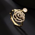thumbnail image 1 of Anillo de Rosa Chapado en Oro de Cobre Puro Wmkox8yii Fajkfhkj5638, 1 of 6