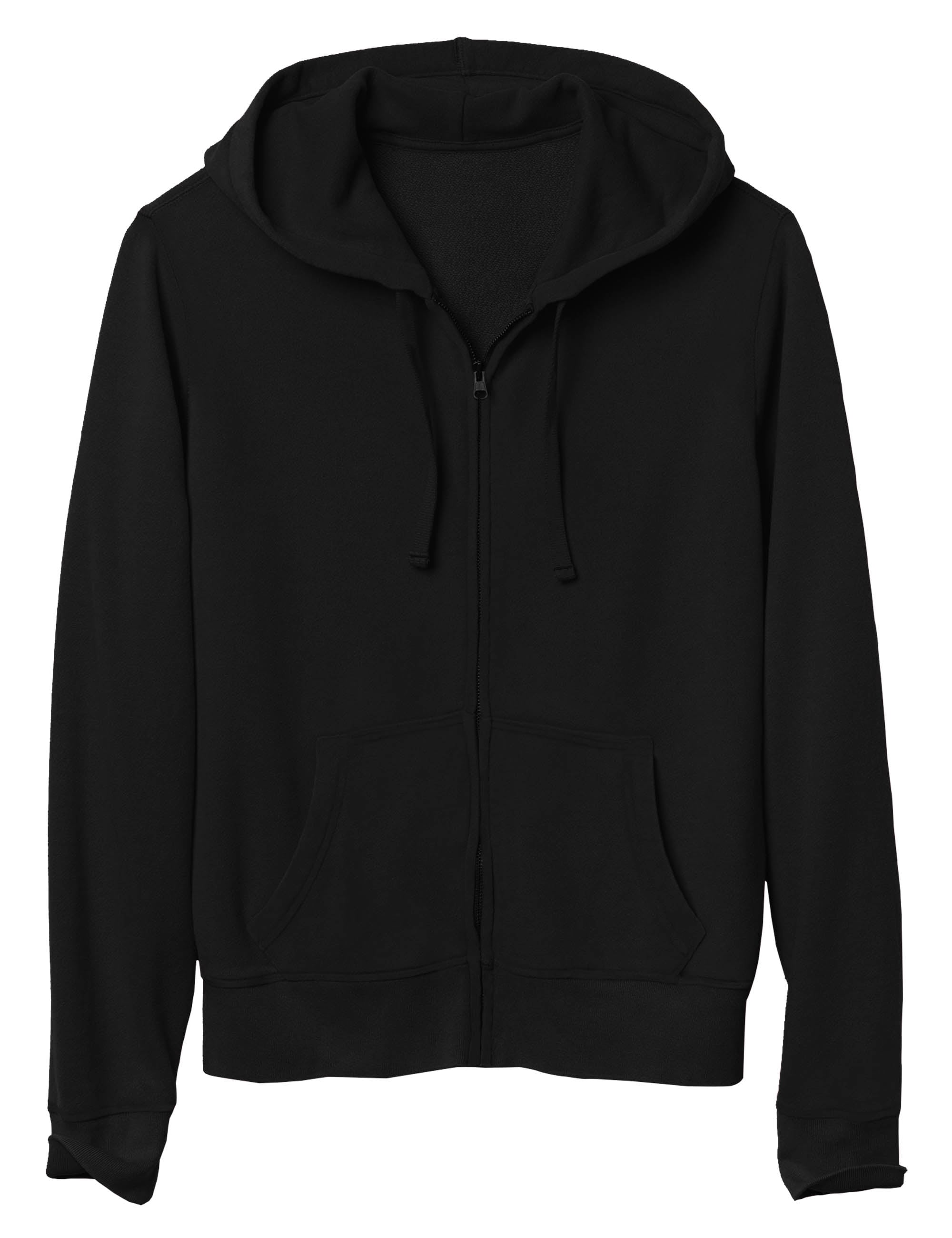 Mens Zip Up Hoodie Fleece Sweatshirts Lightweight Fitted Active Hooded