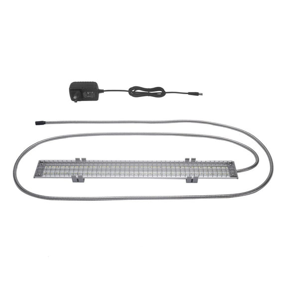 HappyBird Lighting Bird Cage Light with Chew Guard - Full Spectrum LED Pet Light - Simulates Natural Environment - Safe for Hookbill Birds – Easy to Install - (18" Long)