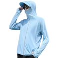 thumbnail image 2 of Vêtements de Protection Solaire en Fibre de Polyester Veste de Sport Pliable pour Protection Solaire, 2 of 5