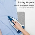 thumbnail image 4 of Wool Pressing Mat Wool Ironing Pad High Temperature Ironing Board Felt Press Mat Wool Ironing Mat for Quilting Home Ironing Sewing Tabletop Dryer Countertop (10x10inch), 4 of 8
