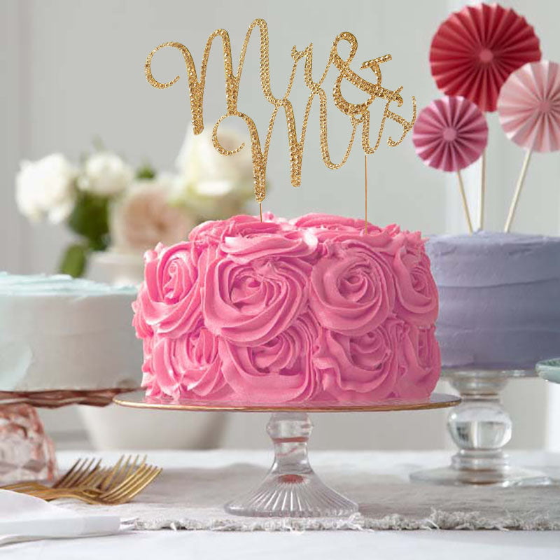 Crystal Rhinestone Letter Happy Birthday Cake Topper DIY Wedding Party Decor 