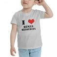 thumbnail image 3 of I Love Human Resources Boys Short Sleeve Cute Toddler T-Shirts for Boys Girls (Gray, 5/6T), 3 of 5