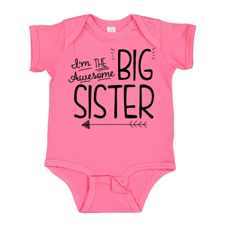 

Inktastic I m the Awesome Big Sister Gift Baby Girl Bodysuit