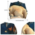 thumbnail image 4 of Logiee Starry Sky Sleep White Bear Print Unisex Knit Beanie for Men Women Winter Hat,Beanies Skull Caps, 4 of 7