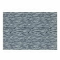 thumbnail image 1 of Tribal Cutting Board, Vintage with Wavy Curved Lines and Little Triangles Folk Prehistoric Print, Decorative Tempered Glass Cutting and Serving Board, Small Size, Dark Blue White, by Ambesonne, 1 of 1