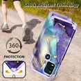 thumbnail image 5 of Casetego Heavy Duty Shockproof Phone Case for Motorola G Stylus 2021 5G, Purple, 5 of 7