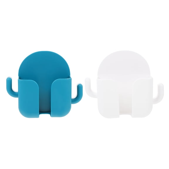 DECORNIJIA Wall-Mounted Phone Holder Abs 2Pcs 4.9X4.3X1.6In