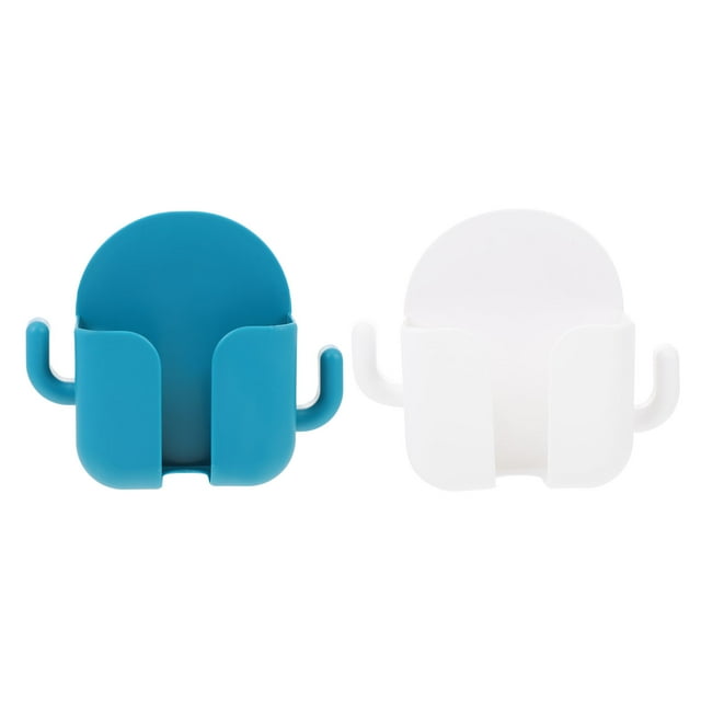 Weiweiguan 2PCS Household Wall-mounted Storage Box Hanging Monitor Mobile Phone Storage Box