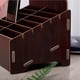 thumbnail image 5 of Caja de almacenamiento de teléfono móvil de madera con múltiples rejillas, caja de acabado para almacenamiento de escritorio, caja de pistas, caja de almacenamiento de certificados, caja de madera, 5 of 6