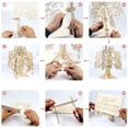 thumbnail image 3 of Yuarrent Libro de invitados de boda Árbol de deseos de 3D Instalación práctica estable DIY Artesanía Yuarrent HA028190-00B, 3 of 6