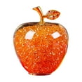 thumbnail image 2 of Crystal Apple Christmas Ornament Gift - Handcrafted Glass Decor Eve Present for Couples Romantic Keepsake Holiday Table Accent(Orange), 2 of 6