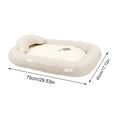 thumbnail image 4 of Almohada tumbona recién nacida, algodón de tumbona infantil loave y cómodo diseño fácil de transportar y almacenamiento para bab recién nacido, 4 of 7