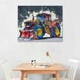 thumbnail image 3 of ONETECH  Truck Canvas Wall Art Boys Room Decor Construction Vehicles Car Pictures for Kids Bedroom Graffiti Painting Art Prints Poster Nursery Home Decorations, 3 of 5