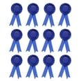 thumbnail image 1 of Unique Bargains Ruban de Récompense Vierge, Ruban de Rosette Ruban de Reconnaissance de Prix Honorable, Bleu, Lot de 12, 1 of 5
