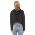 thumbnail image 2 of Bella + Canvas, The Ladies' Cropped Fleece Hoodie - DARK GRY HEATHER - S, 2 of 4