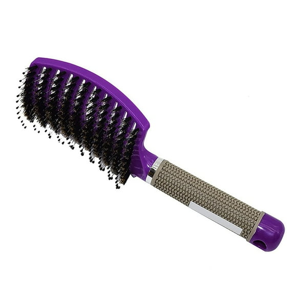 Hairstreaq Detangling Brush, Girls Hair Brush, Vented Detangling Brush for Women and Girls (Purple)