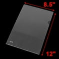 thumbnail image 2 of Uxcell Clear Plastic A4 Paper Pocket Document File Folder Holder 20pcs, 2 of 3
