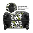 thumbnail image 2 of Susaid Soccer and Football Print Elastic Washable Suitcase Cover with Hidden Zipper, Fits 18-32 Inch Luggage for Protection During Travel-Small, 2 of 7