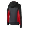 thumbnail image 6 of Sport-Tek LST245 Ladies Tech Fleece Colorblock Full-Zip Hooded Jacket, 6 of 6