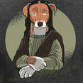 thumbnail image 3 of CafePress - Mona Lisa Dog Long Sleeve T Shirt - Women's Long Sleeve Graphic Tee Casual Fit, 3 of 4