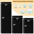 thumbnail image 6 of HAKUNA Waffle Bath Mat Set 3 Piece Black,Woven Modern Bath Rug Mats, Absorbent Non Slip Bath Floor Mat, Soft Washable Boho Bath Rugs with Tassels for Bathroom, Bedroom, Kitchen,Tub, 6 of 8