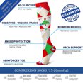 thumbnail image 5 of 6 Pairs Copper Compression Socks for Women & Men Circulation 15-20 mmHg - Better Blood Flow, Swelling , Best Support for Medical, Running, Nursing, 5 of 7