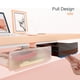thumbnail image 2 of Debajo del escritorio Cajón invisible Organizador de papelería Dormitorio Escritorio Almacenamiento para ahorrar espacio, 2 of 8