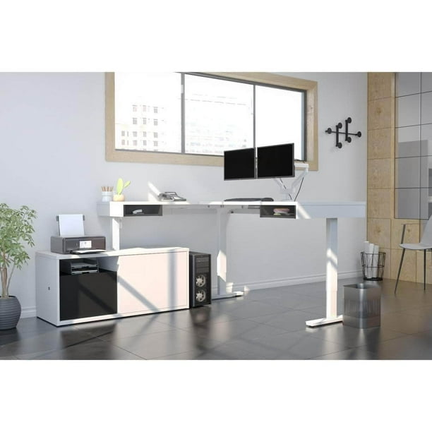 Bestar l 2024 shaped standing desk
