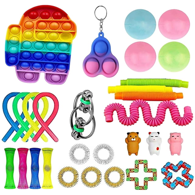 Juguete sensorial Push Bubble Fidget para aliviar el estrés del autismo