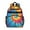 Colorful Rainbow Tie, variant on Red Blue Tie Dye Spiral Backpack for School,Cute School Bag,Schoolbag with Adjustable Shoulder Straps & Padded Back,15.25"x11.5"x5.25"