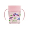 Dr. Brown’s Milestones Cheers360 Training Sippy Cups with Handles for Babies and Toddlers - Pink Animals - 7oz - 6m+