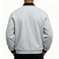 thumbnail image 6 of Men's Lightweight Bomber Jacket Causal Fashion Stylish Windbreaker Light Jacket Light, 6 of 6