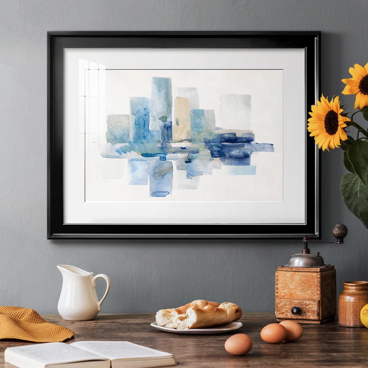 Soft Skyline I Premium Framed Print - Ready to Hang